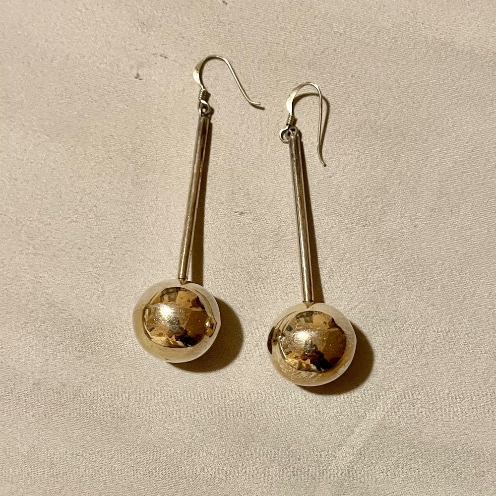 Sterling, Sphere Earrings